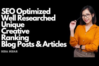 write engaging and informative blog posts and articles