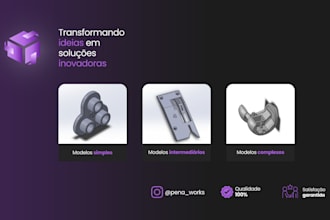 criar um modelo cad 3d , editar arquivos stl e renderizar