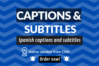 caption or subtitle your video