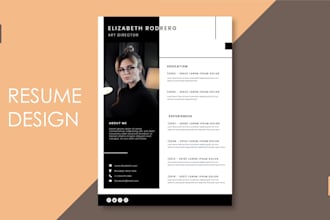 make professional and elegant resume, CV, cover letter, portfolio design