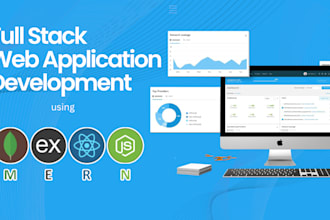 develop web application using react and node js