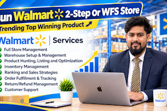 manage walmart wfs, walmart 2 step dropshipping,  VA