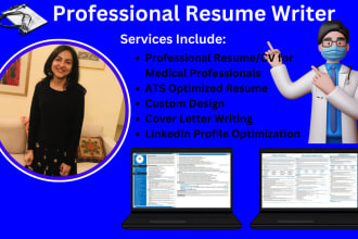 do professional resume writing for doctors, paramedics, and healthcare workers