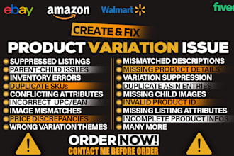 fix amazon listing variation parent child brand name issue