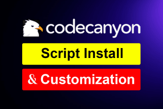 install and customize any codecanyon script