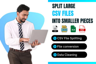 split large CSV files into smaller pieces