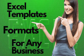 create custom templates, formats excel spreadsheet file