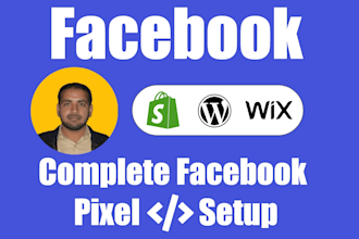setup facebook pixel shopify, conversion API, google analytics 4 or fix pixel