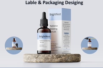 do all type of product packaging and label design
