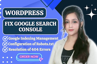 fix google search console and indexing errors wordpress