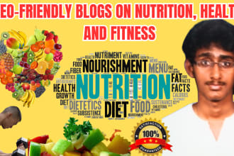 write unique blogs and articles on health, and fitness