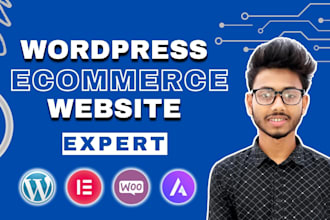 build wordpress ecommerce, woocommerce website, woocommerce store, online store