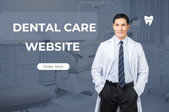 create healthcare, dental, medical, clinic, doctor website