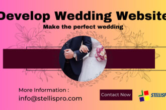 create a unique wedding website