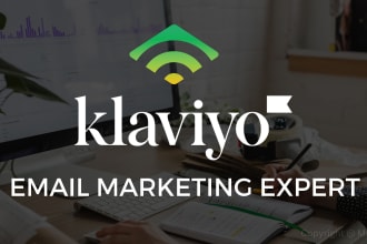 develop strategic klaviyo email campaigns, automation flows, and analytics