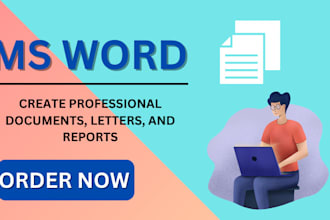 create professional documents, letters, and reports