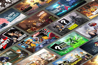 design brawlhalla or any game thumbnail for youtube, discord, x and socialmedia