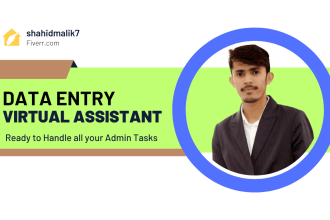 be your virtual assistant for manual, excel, and product data entry