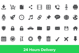 do vector icons smoothly