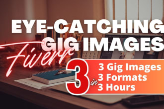 design professionally unique gig images for your fiverr gigs