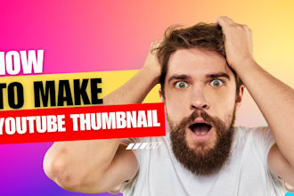 design a professional youtube thumbnail design service