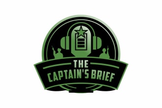 make professional expertise brief podcast radio logo design