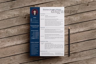 design your CV, Resume, and Cover Letter Design