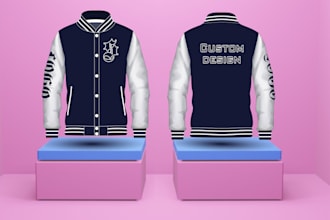 design custom varsity jacket for streetwear brand