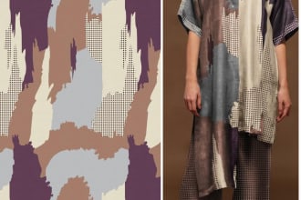 design unique seamless pattern, textile print, and garment