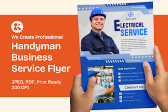 design flyer for handyman business service
