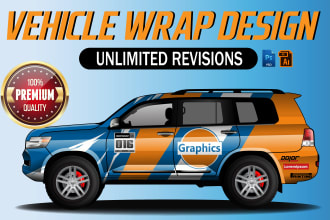 do professional vehicle wrap, car wrap, van wrap, and lorry wrap design