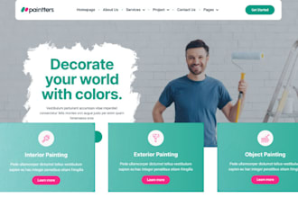 design painting website drywall website construction website