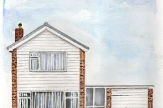 create house building map cafe and landmark illustrations