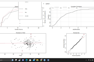 do research or data analysis using rstudio, spss and excell