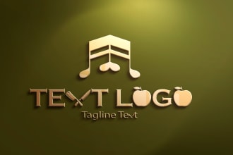 design any typography, custom font and text logo any for you