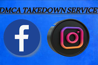 takedown remove delete facebook instagram under dmca