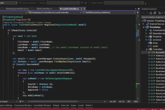 develop rest api using asp dot net core and sql database