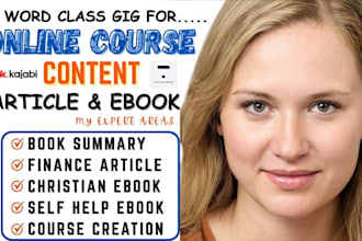 create ebook online course, course creation, book formatting, course curriculum