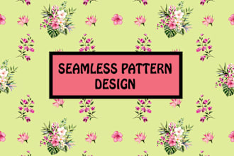 create seamless repeat pattern designs for textile print