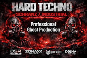 produce hard techno and schranz track to you