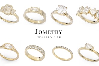 create a jewelry cad design for 3d printing