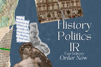 do international relations history politics gender studies task