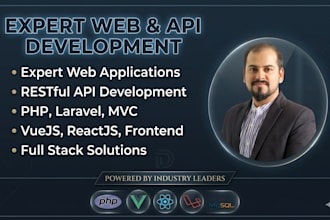 expert PHP laravel developer for custom API development