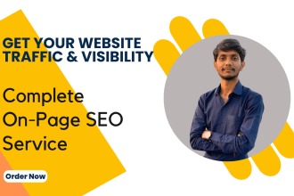 provide complete on page seo optimization service