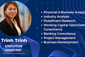 do financial analysis for a company as your request