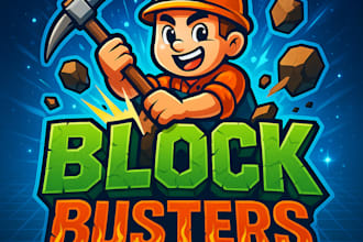 create stunning roblox or minecraft logo for free for you