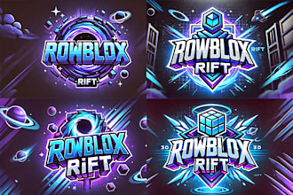 create stunning 3d game logo for youtube, twitch, roblox