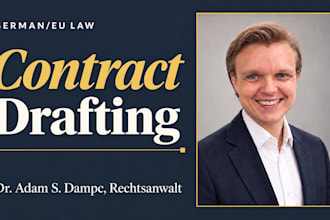 draft your business contracts under german law