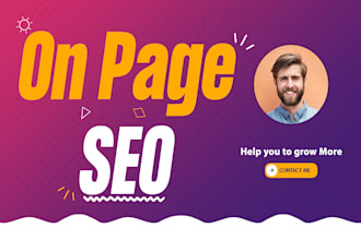 do on page SEO for wordpress, shopify,wix, squarespace,PHP,laravel