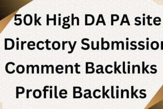 directory submission profile and blog comment backlinks